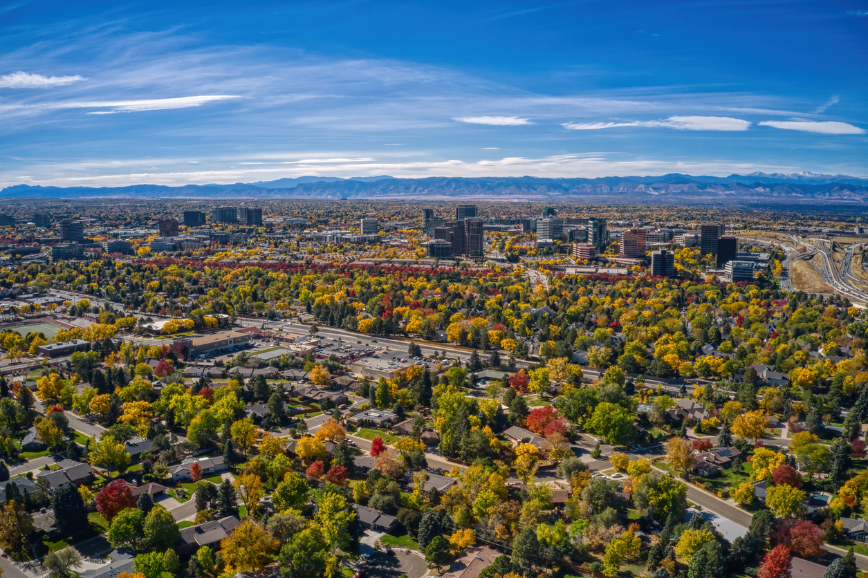 Panoramic Image of Aurora, CO